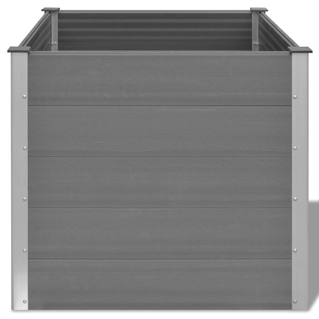Plantenbak Verhoogd 100X100X91 Cm Hkc Grijs