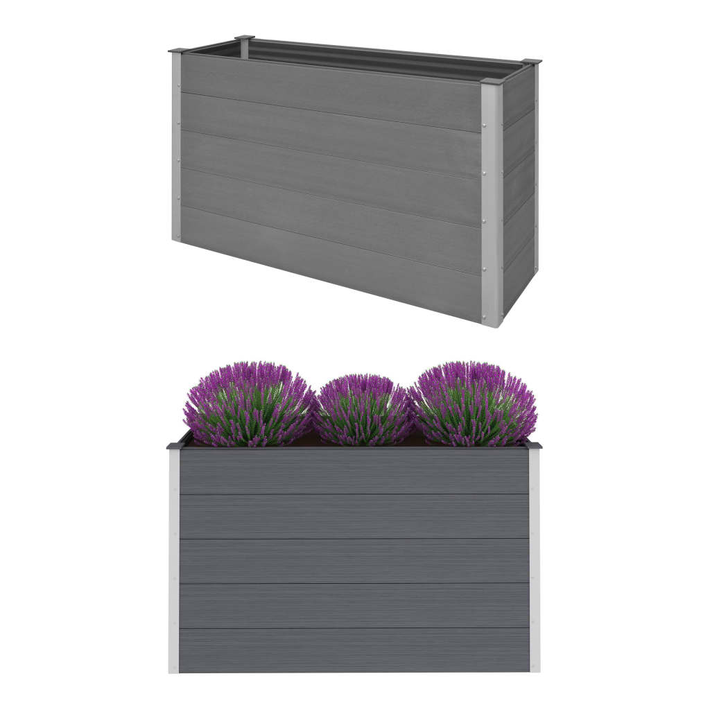 Plantenbak Verhoogd 150X50X91 Cm Hkc Grijs