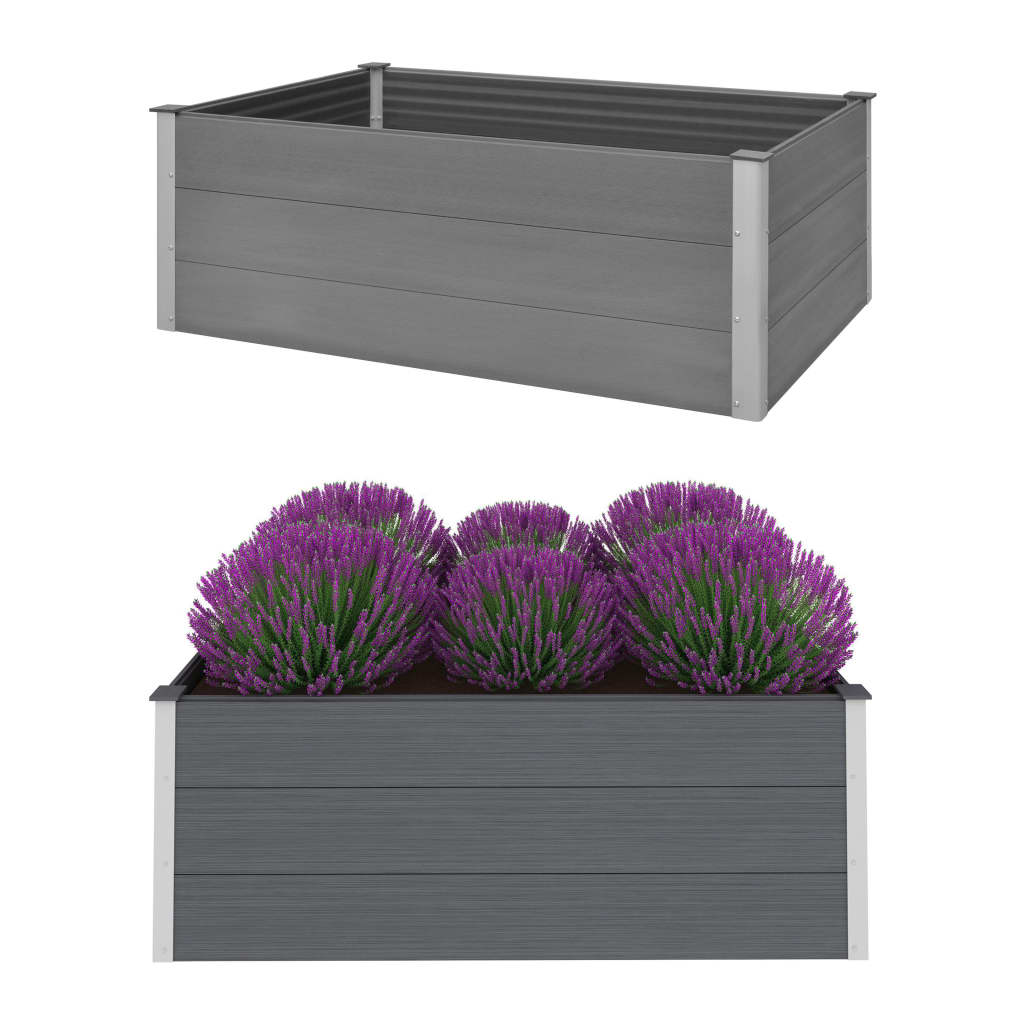 Plantenbak Verhoogd 150X100X54 Cm Hkc Grijs