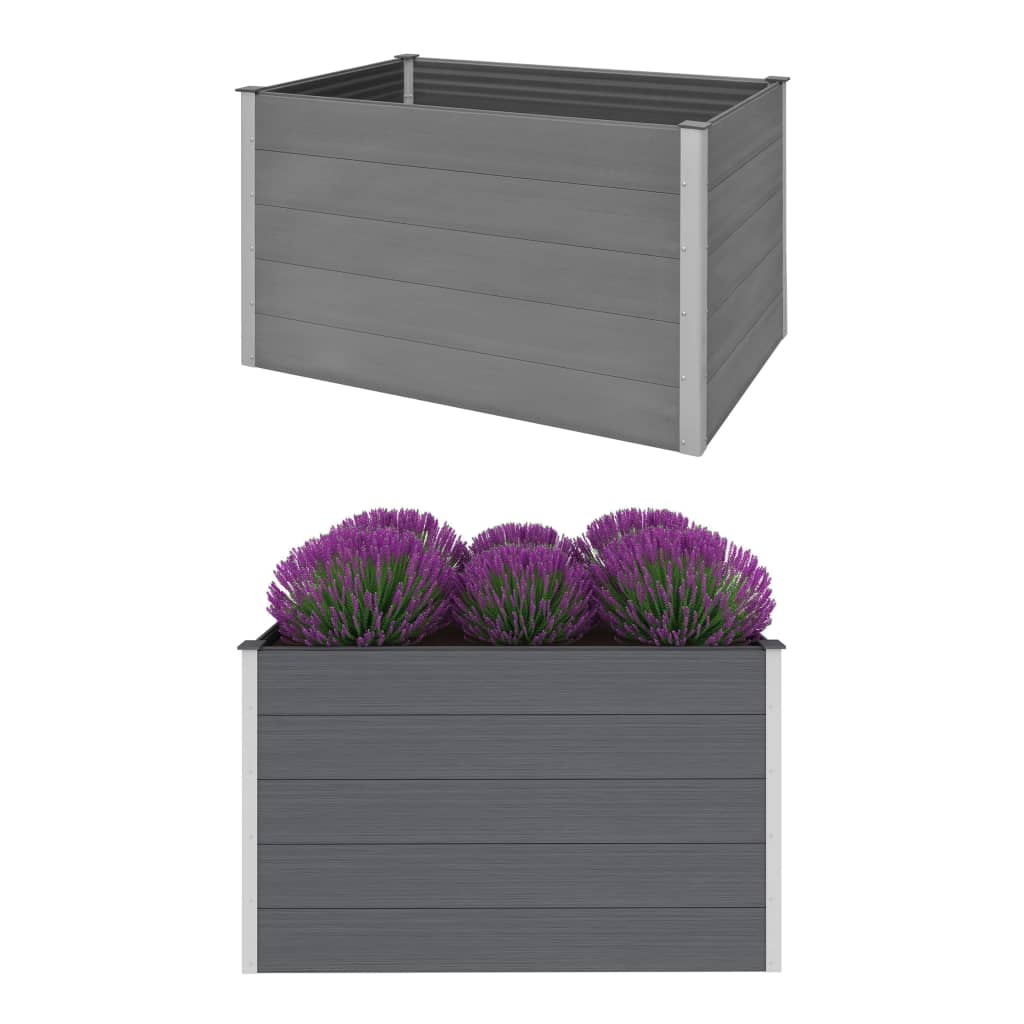 Plantenbak Verhoogd 150X100X91 Cm Hkc Grijs