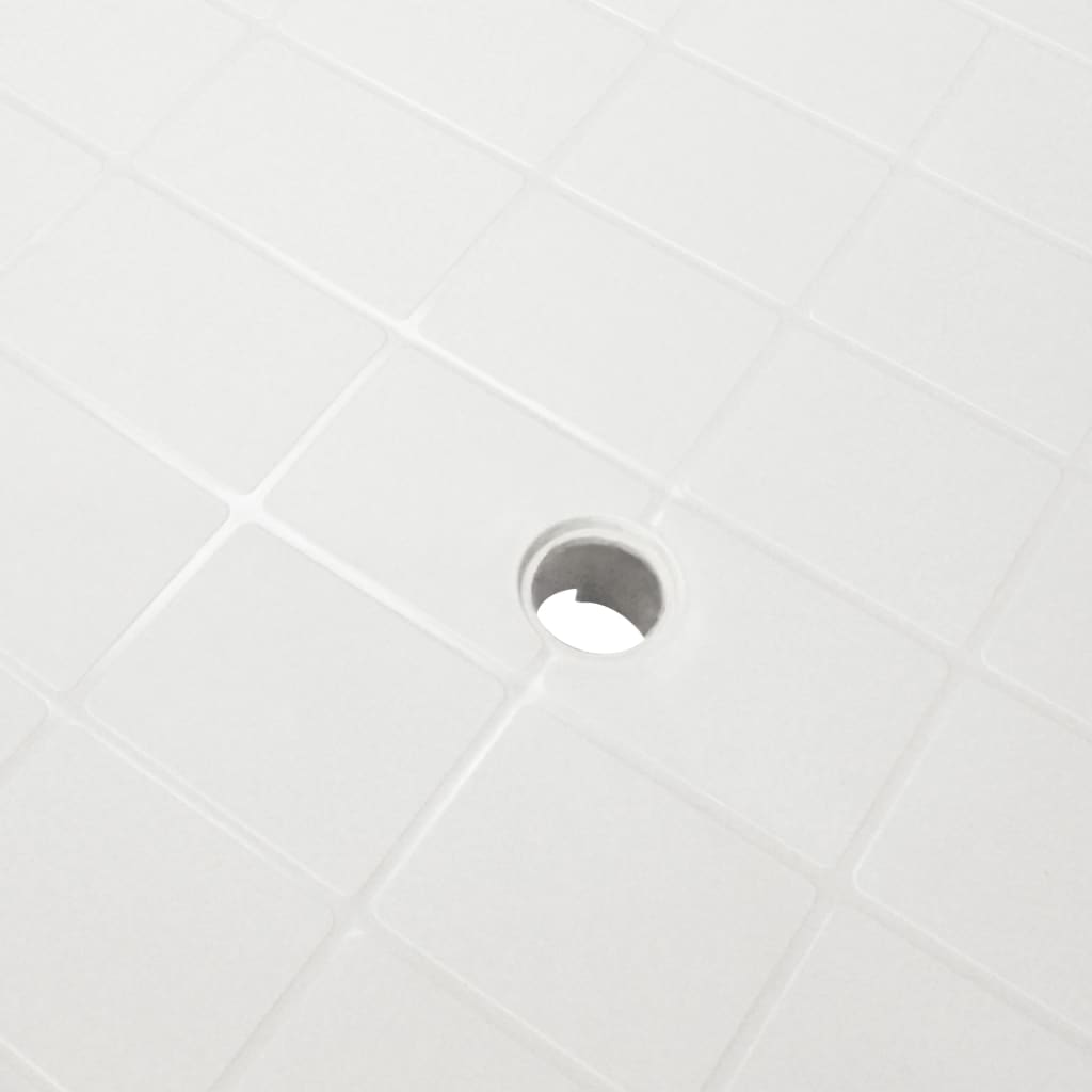 Tuintafel 101X68X72 Cm Kunststof Wit