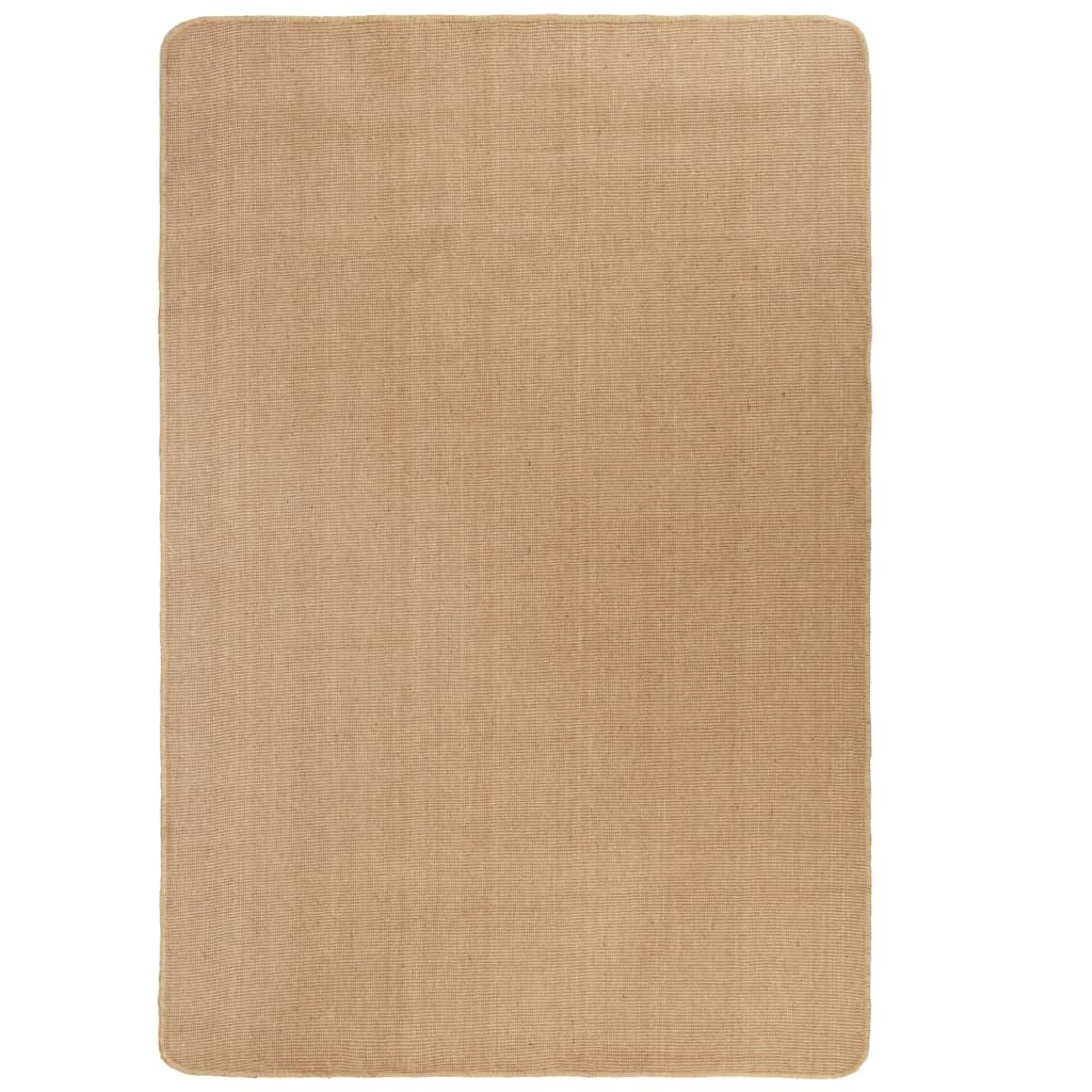 Tapijt Met Latex Onderkant 80X160 Cm Jute Natuurlijk