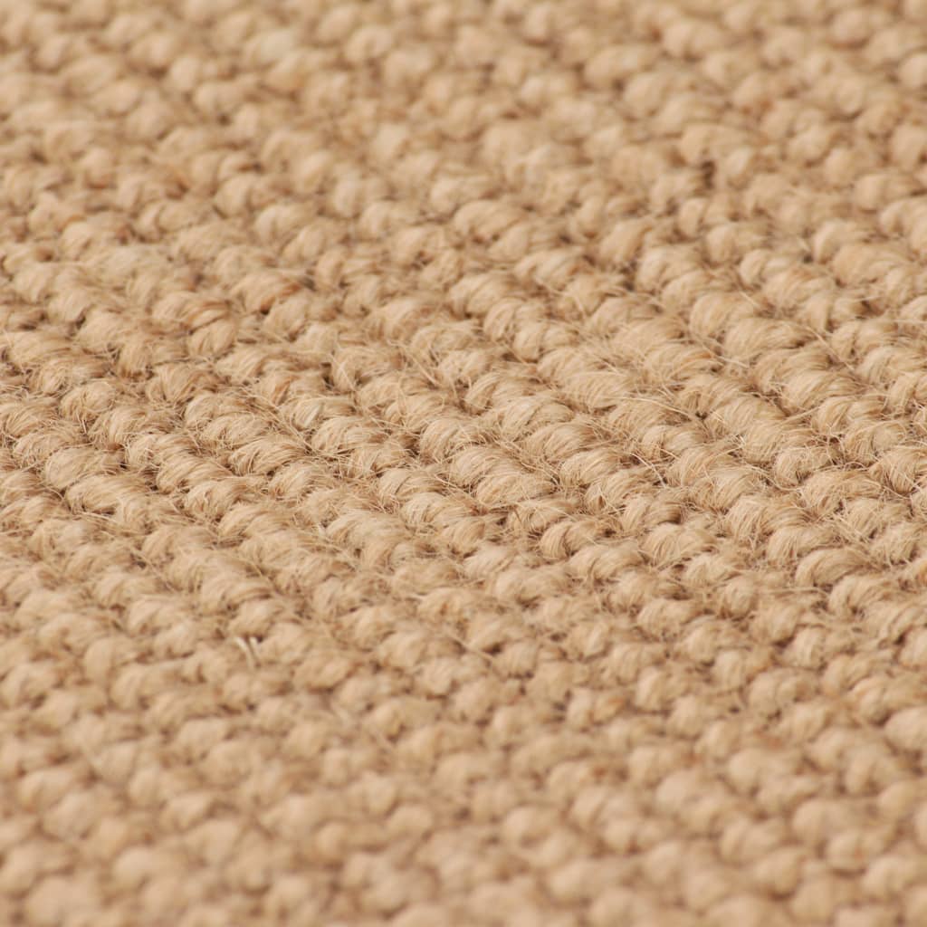 Tapijt Met Latex Onderkant 80X160 Cm Jute Natuurlijk