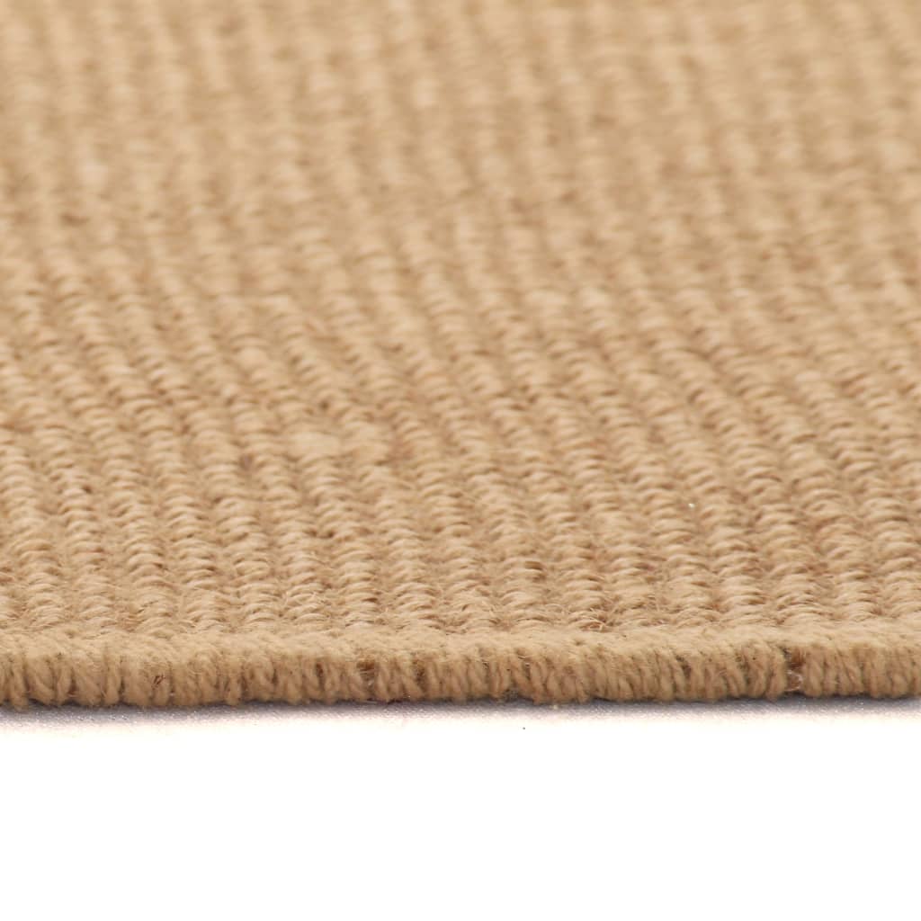 Tapijt Met Latex Onderkant 80X160 Cm Jute Natuurlijk