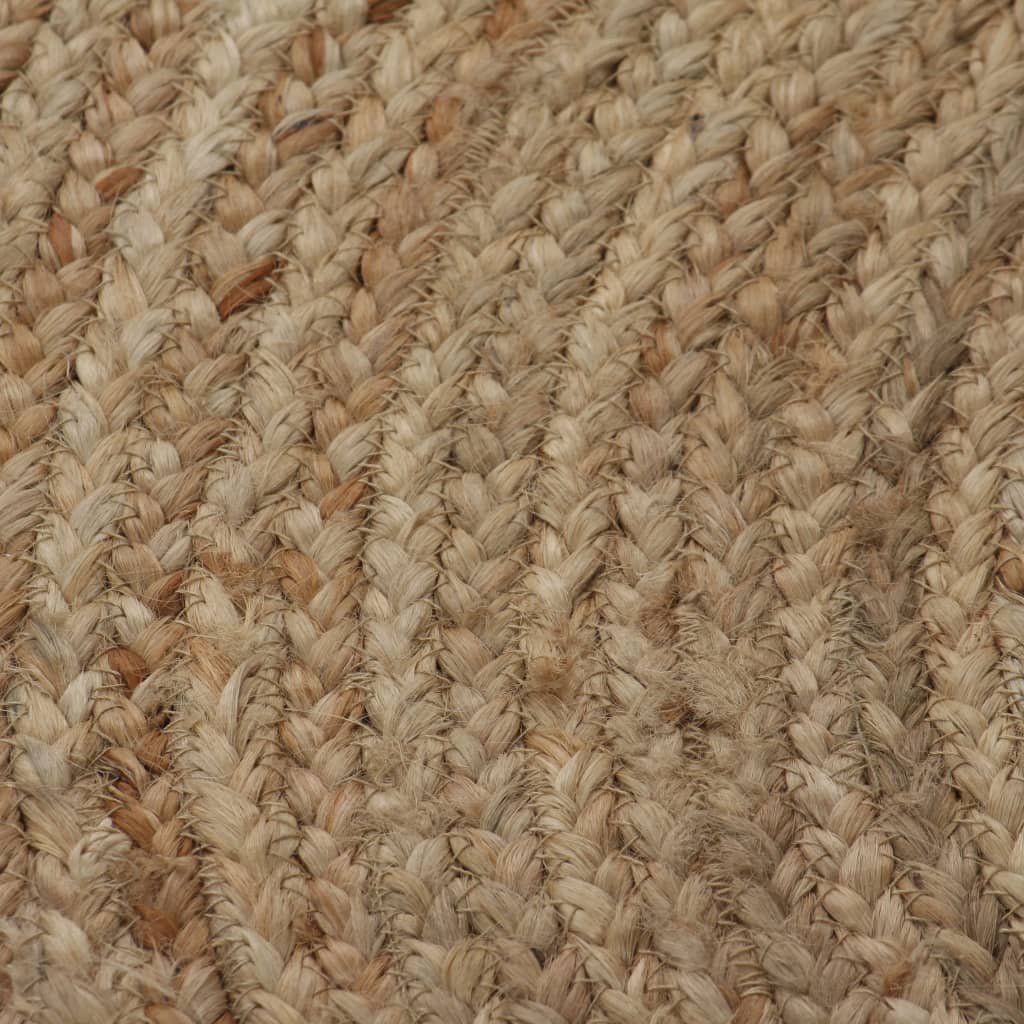 Tapijt Rond 150 Cm Gevlochten Jute
