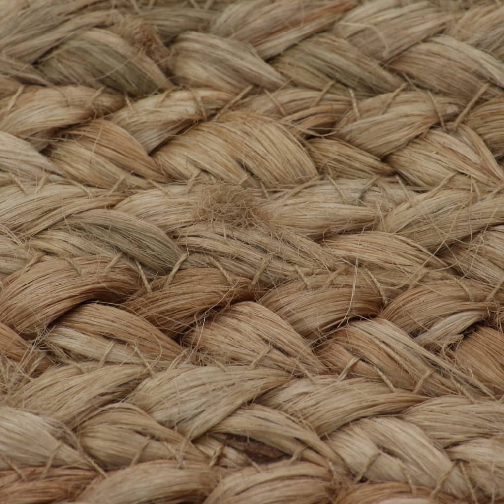 Tapijt Rond 150 Cm Gevlochten Jute