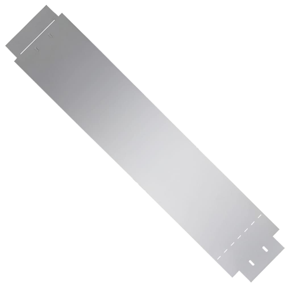 Grasboorden 10 St 100X20 Cm Gegalvaniseerd Staal