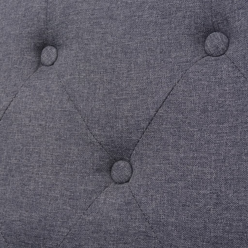 Bankstel Stof Grijs 2-Delig