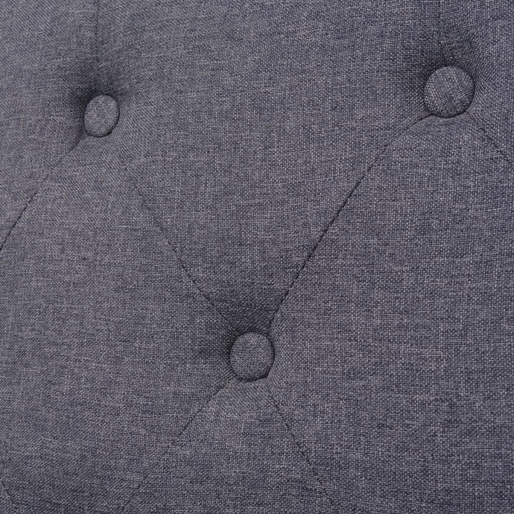 Bankstel Stof Grijs 2-Delig