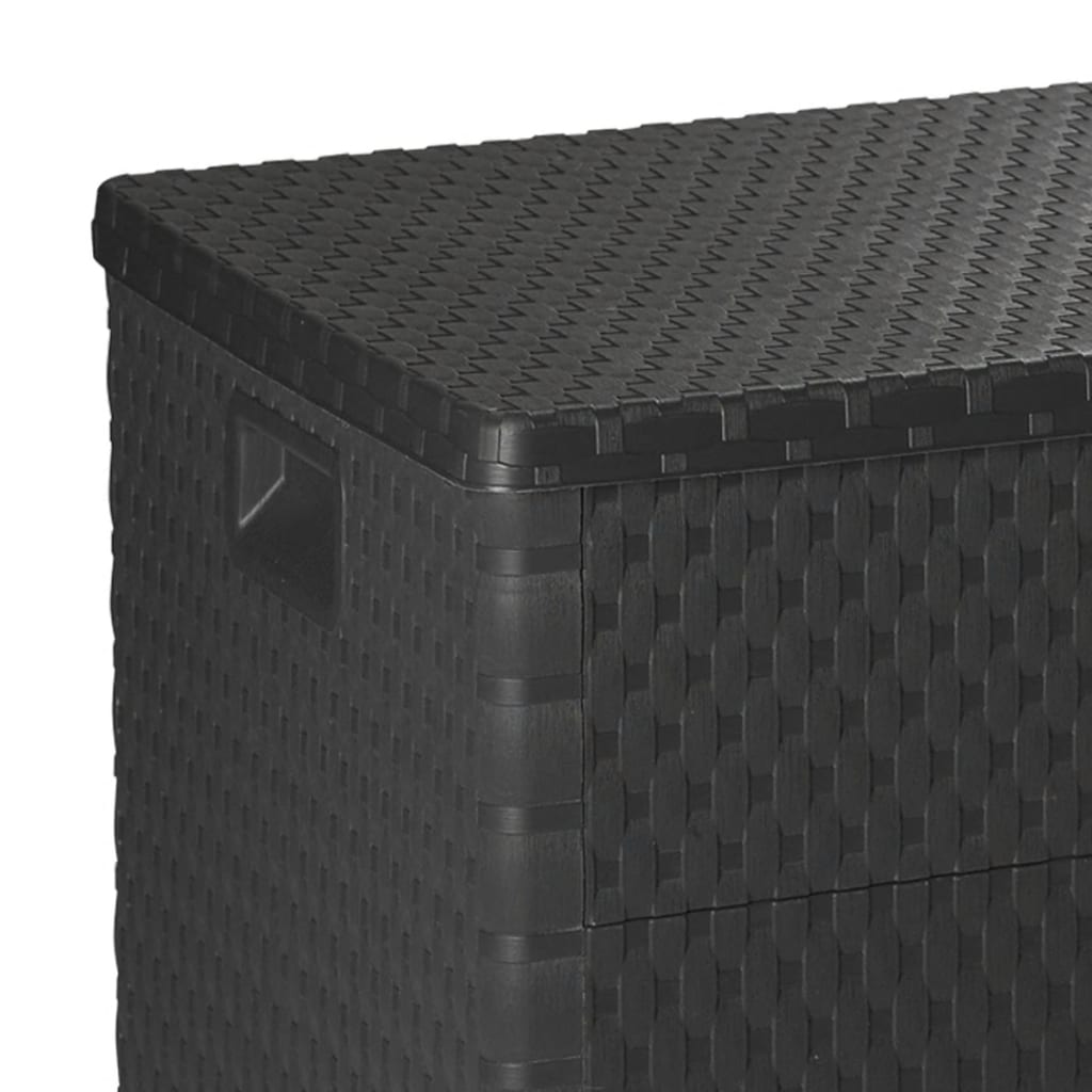 Tuinbox 120X56X63 Cm Polypropeen Rattan Antracietkleurig