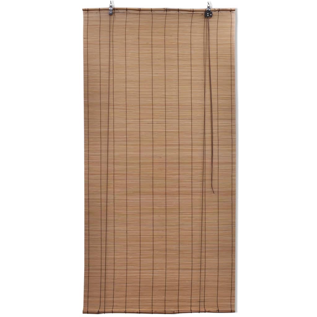 Rolgordijn 80X220 Cm Bamboe Bruin