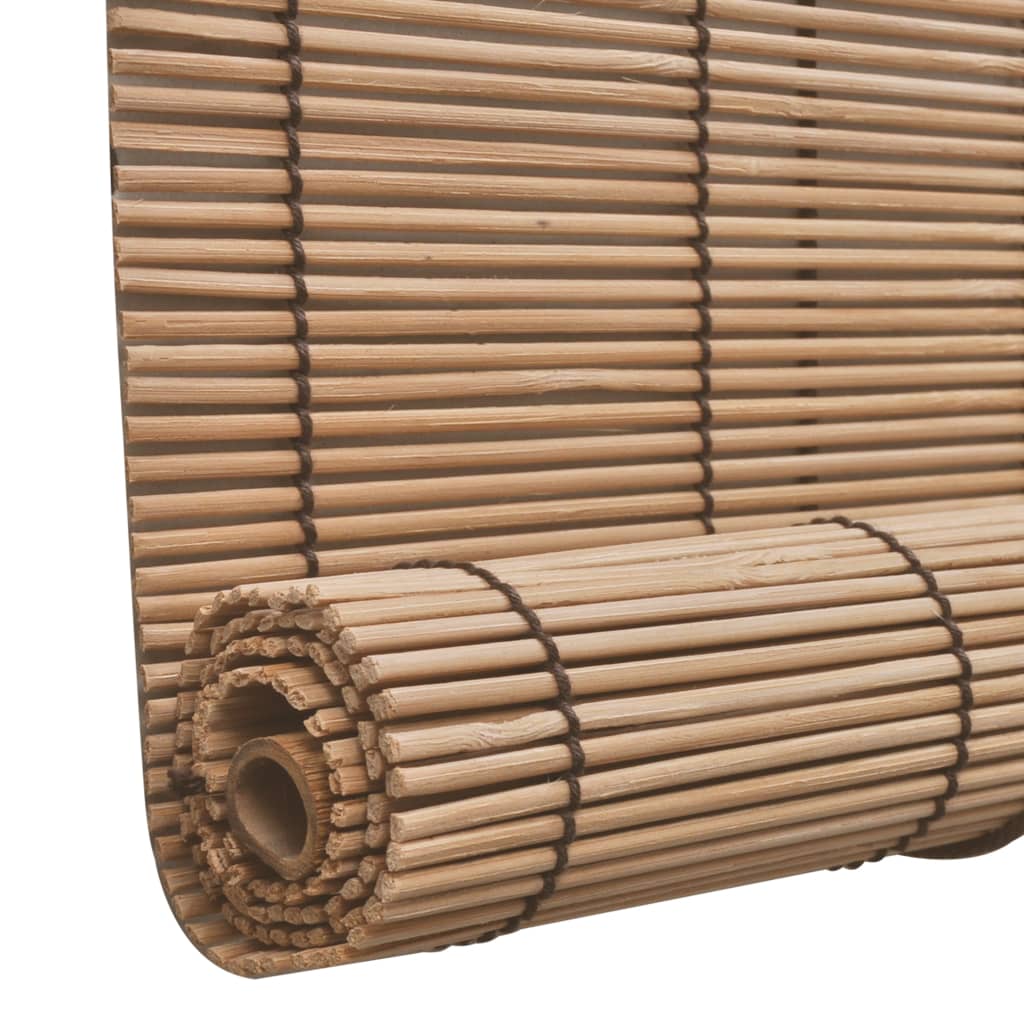 Rolgordijn 80X220 Cm Bamboe Bruin