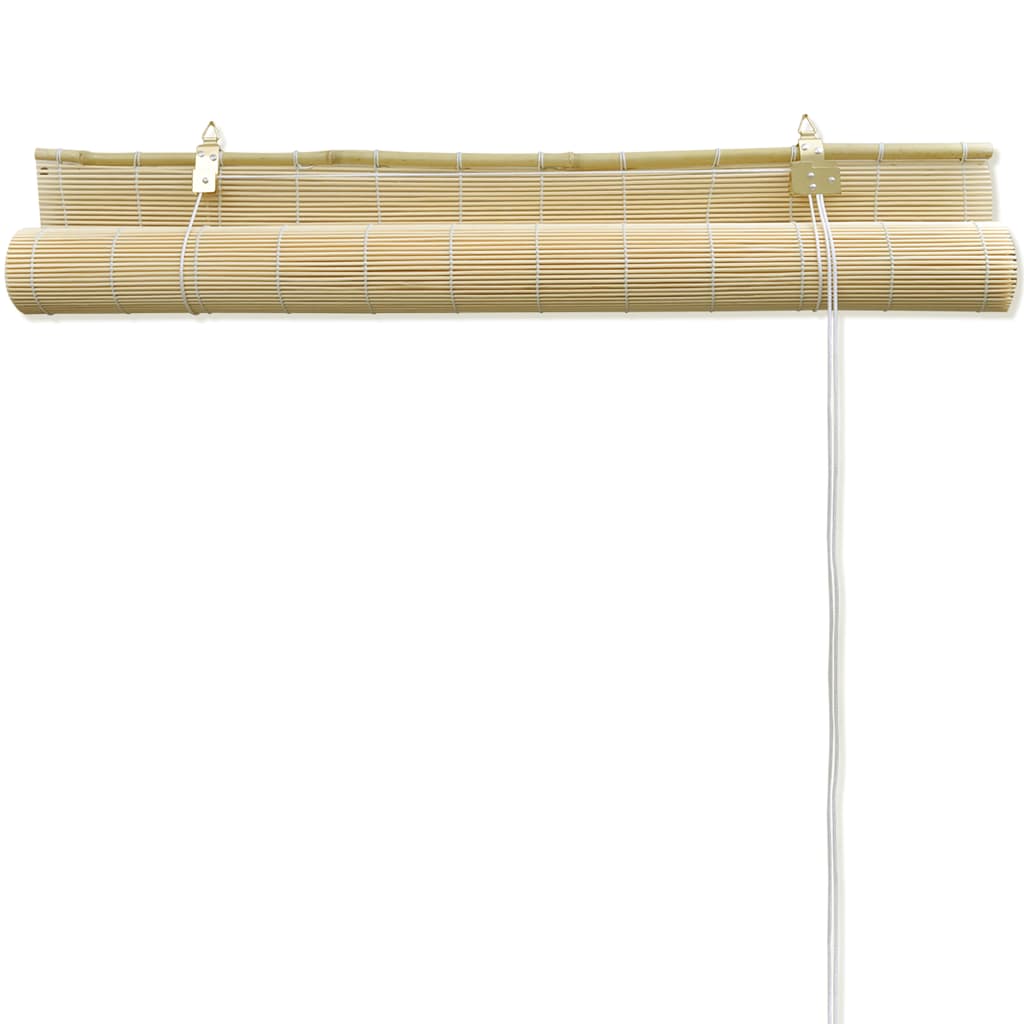 Rolgordijn 140X220 Cm Bamboe Natuurlijk
