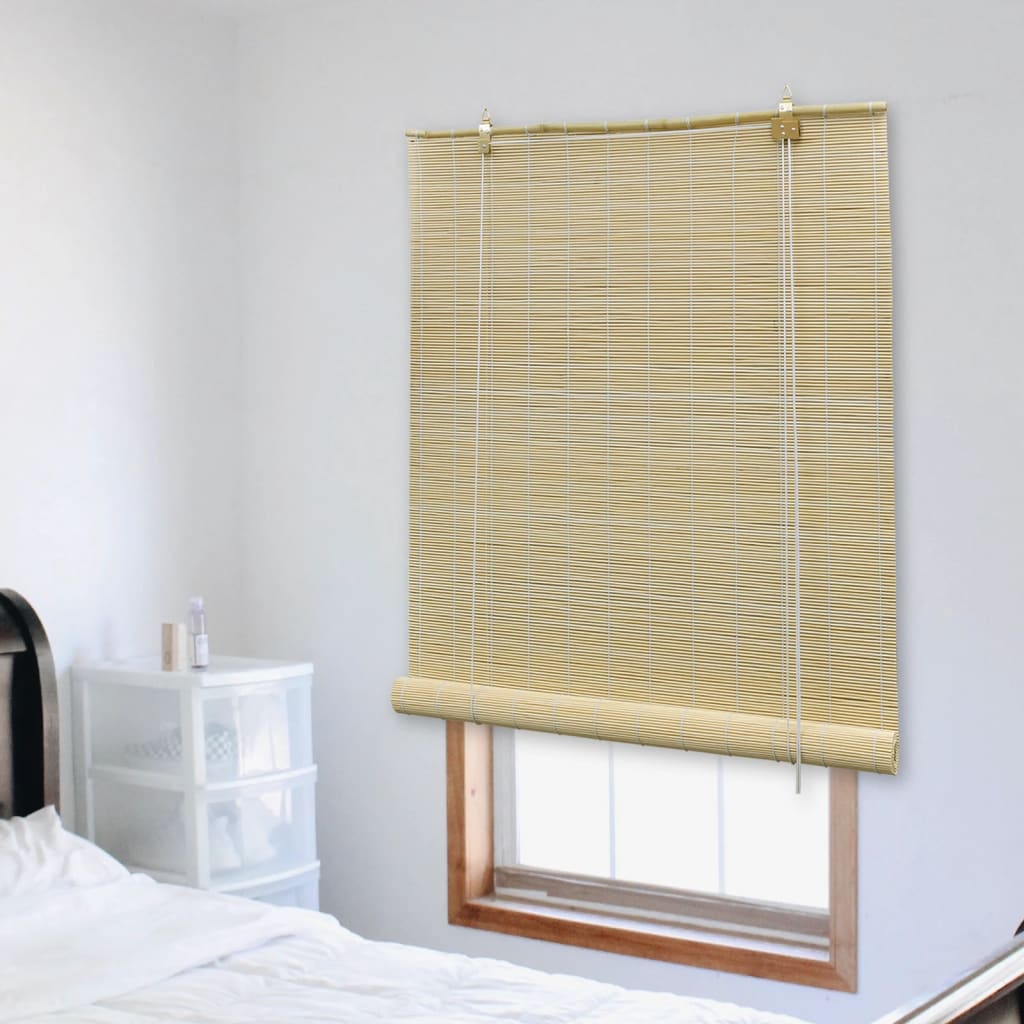 Rolgordijn 140X220 Cm Bamboe Natuurlijk