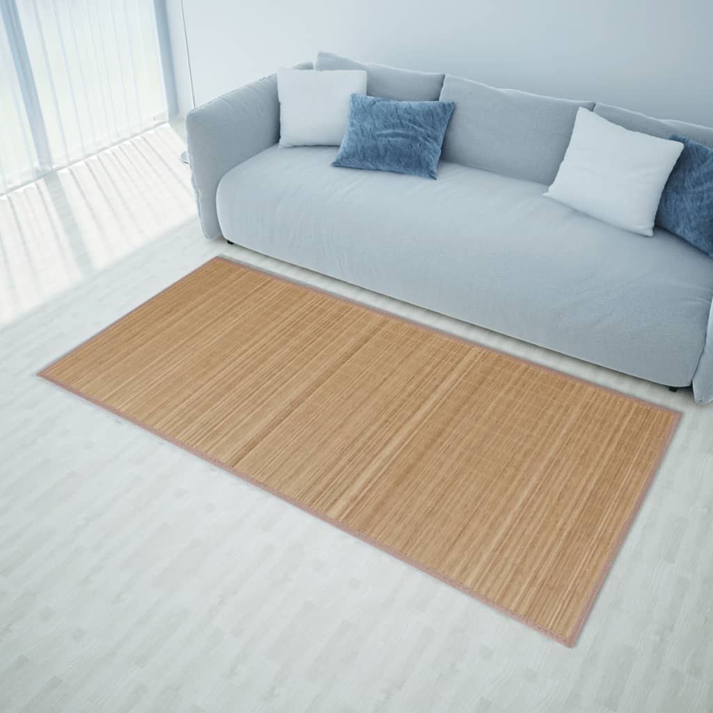 Teppich 100X160 cm Bambusbraun
