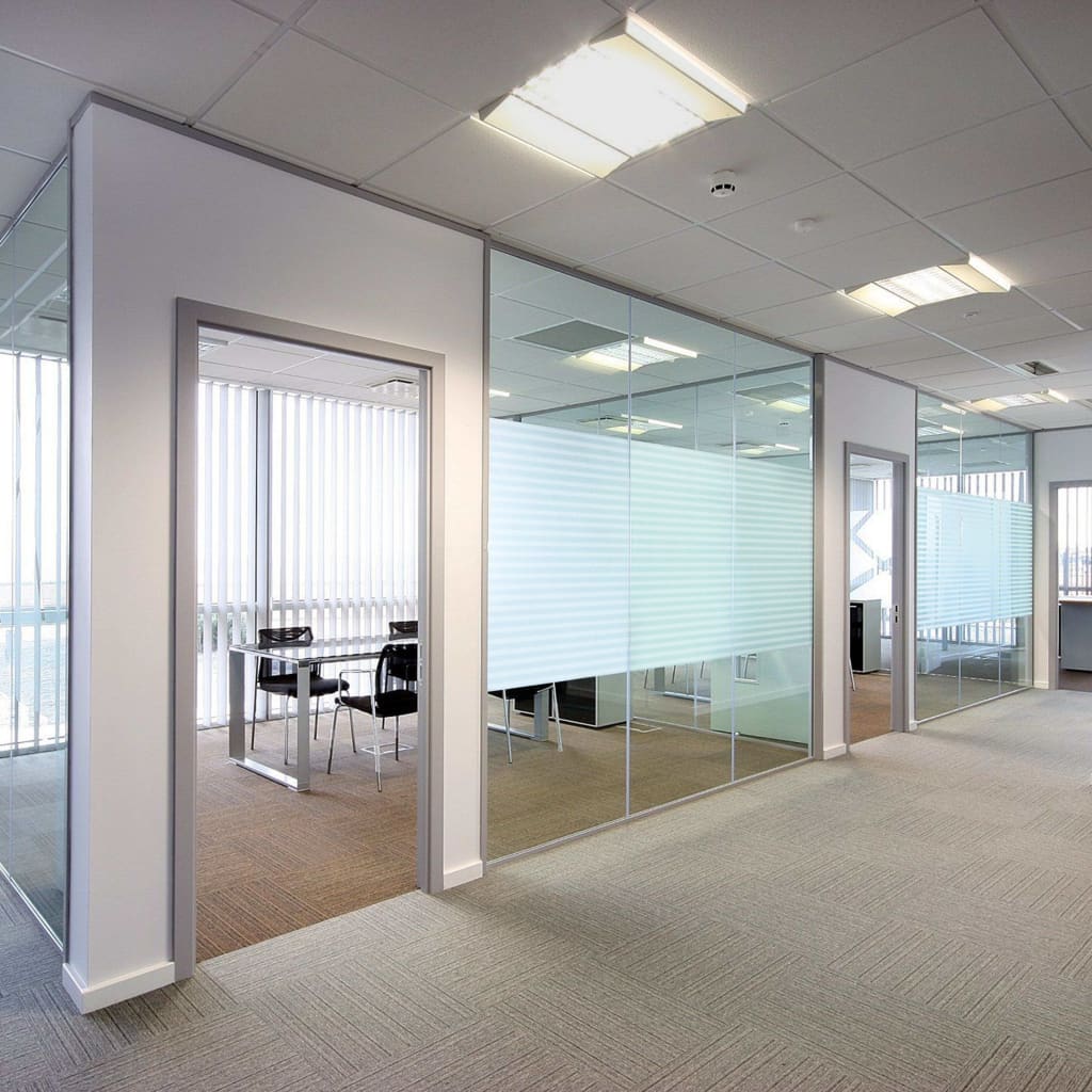 Privacyfolie Matte Strepen Zelfklevend 0,9X5 M