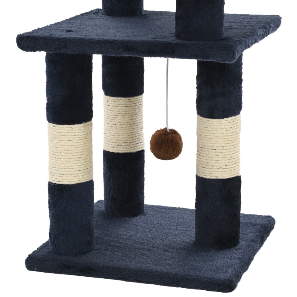 Kattenkrabpaal Met Sisal Krabpalen 65 Cm Blauw