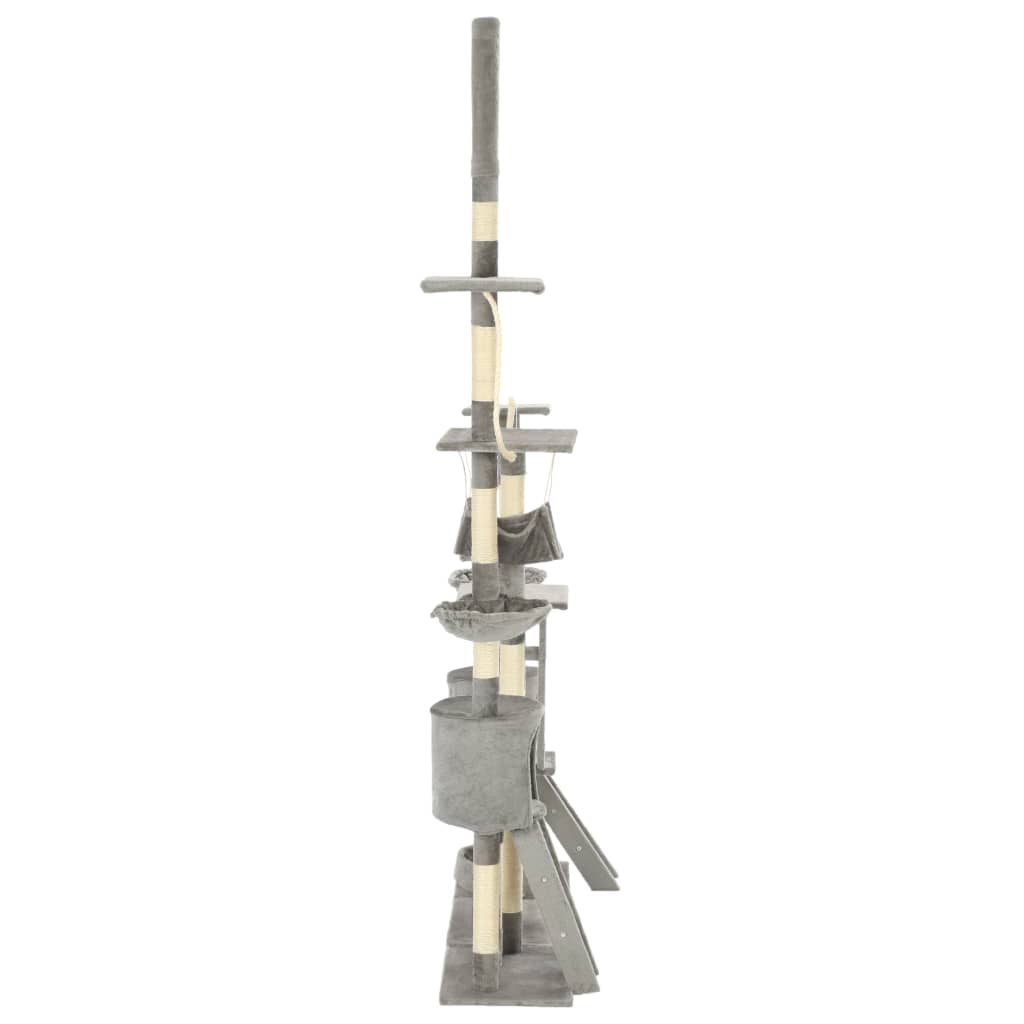 Kattenkrabpaal Met Sisal Krabpalen 230-250 Cm Grijs