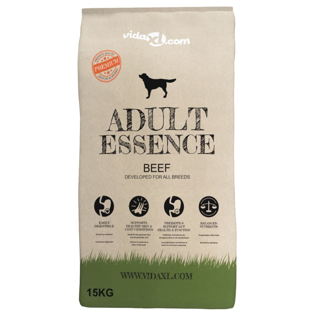 Premium Hondenvoer Droog Adult Essence Beef 30 Kg 2 St
