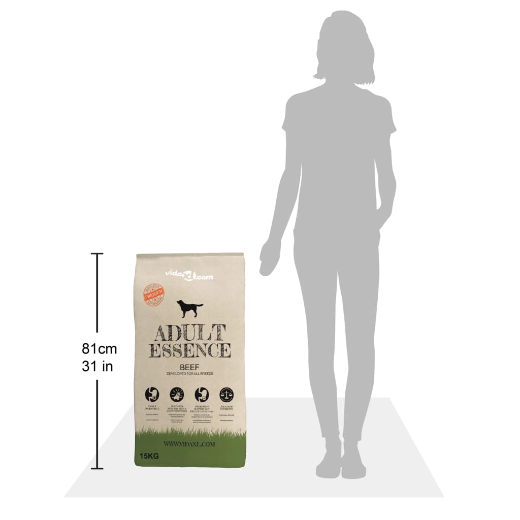 Premium Hondenvoer Droog Adult Essence Beef 30 Kg 2 St