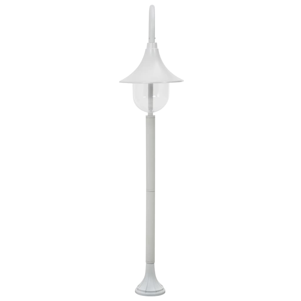 Paalverlichting Tuin E27 120 Cm Aluminium Wit
