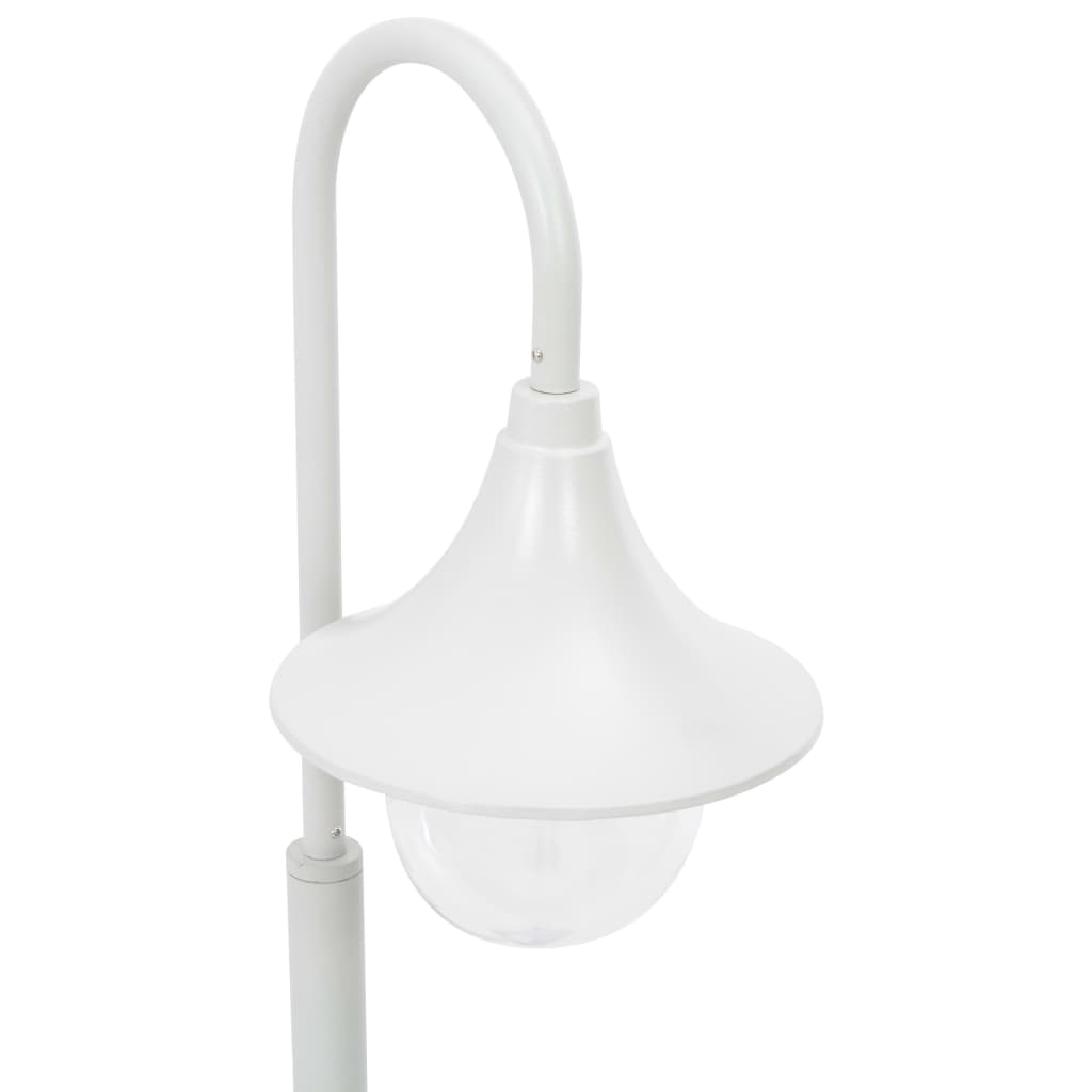 Paalverlichting Tuin E27 120 Cm Aluminium Wit