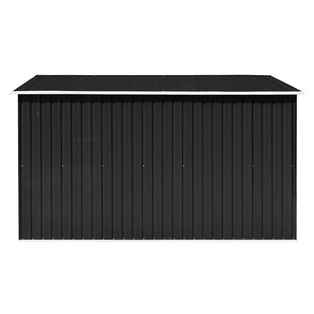 Tuinschuur 257X298X178 Cm Metaal Antracietkleurig