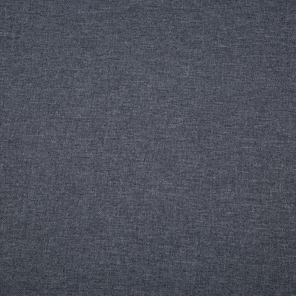 Driezitsbank 172X70X82 Cm Stof Donkergrijs