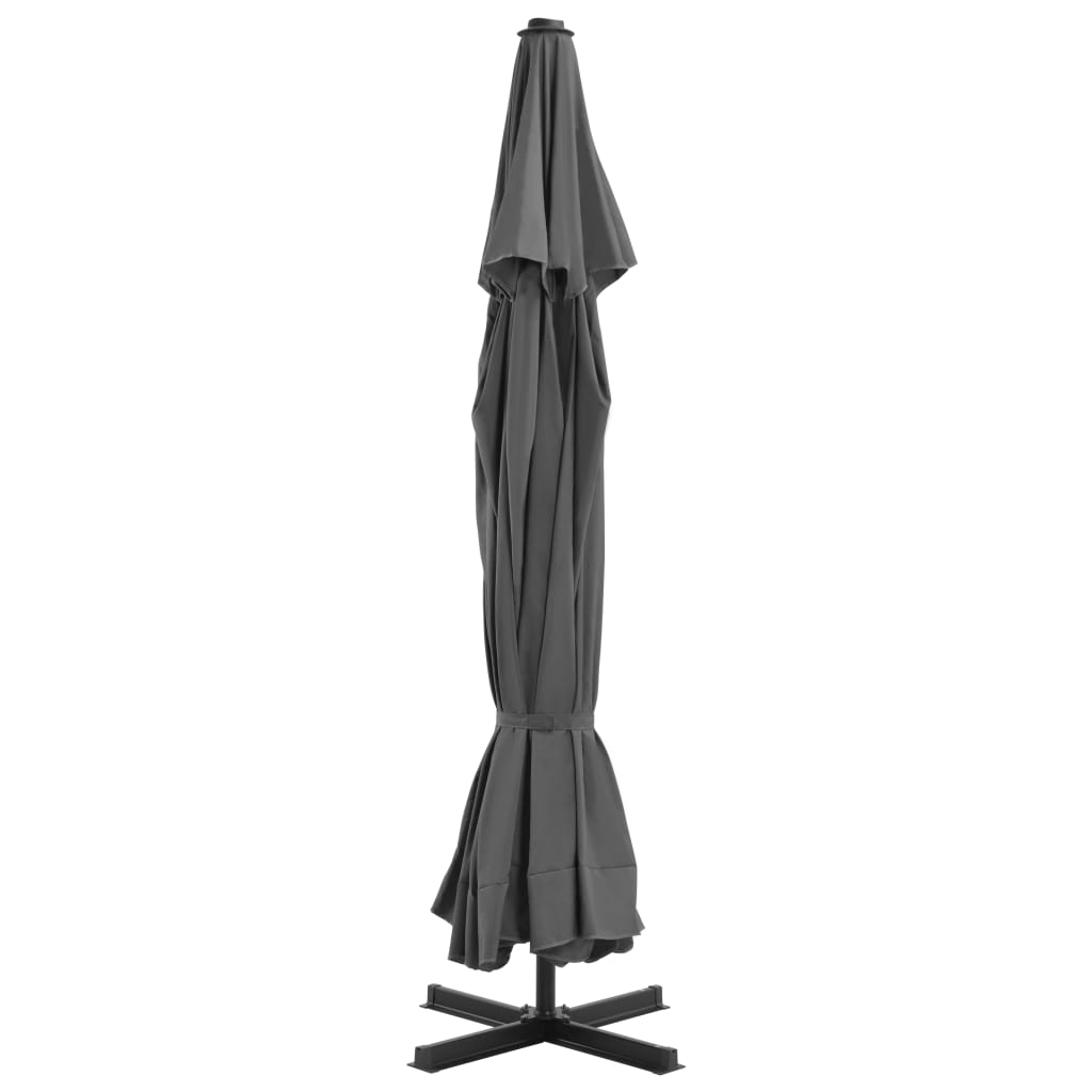 Sonnenschirm mit Aluminiumstange 500 cm Anthrazit