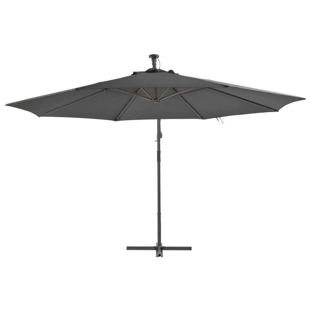Zweefparasol Met Aluminium Paal 350 Cm Antraciet