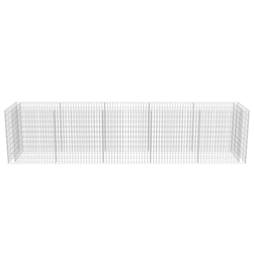 Gabion Plantenbak Verhoogd 450X90X100 Cm Gegalvaniseerd Staal