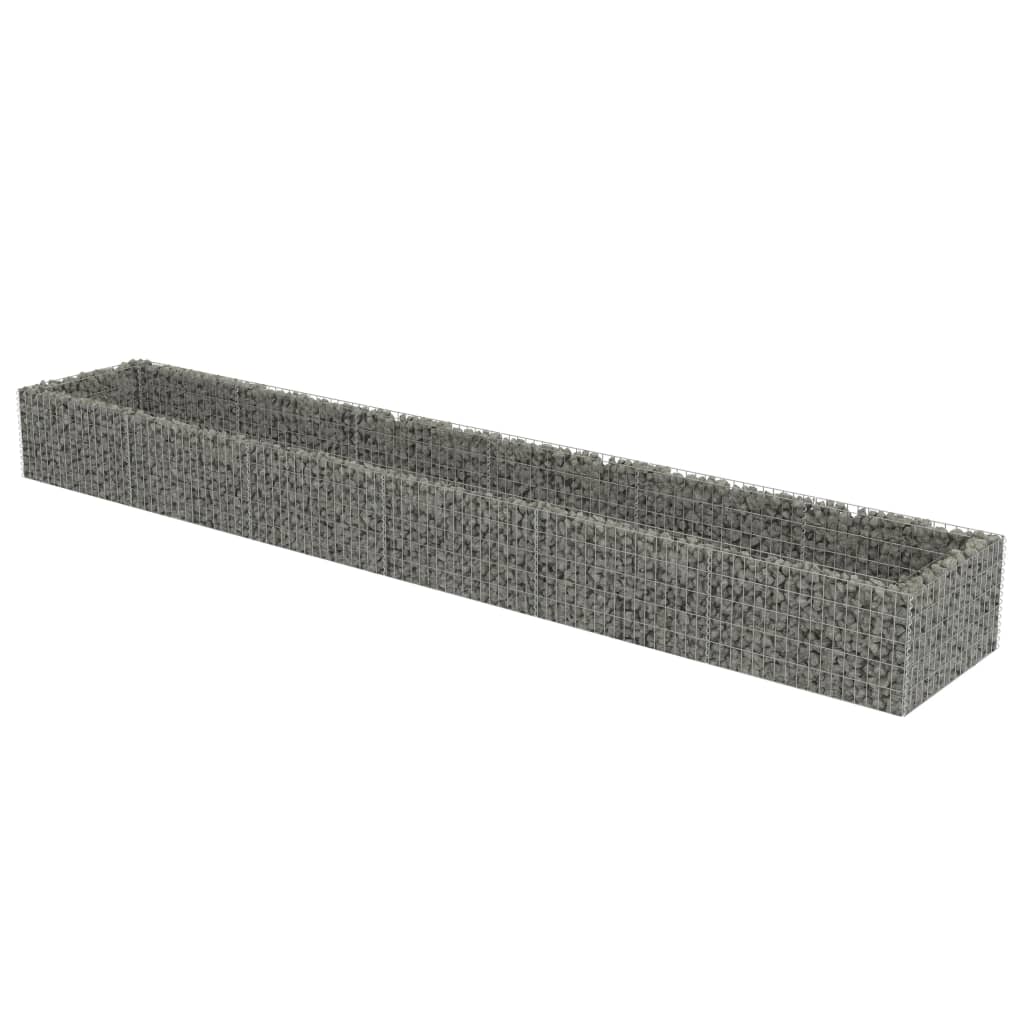 Gabion Plantenbak Verhoogd 540X90X50 Cm Gegalvaniseerd Staal