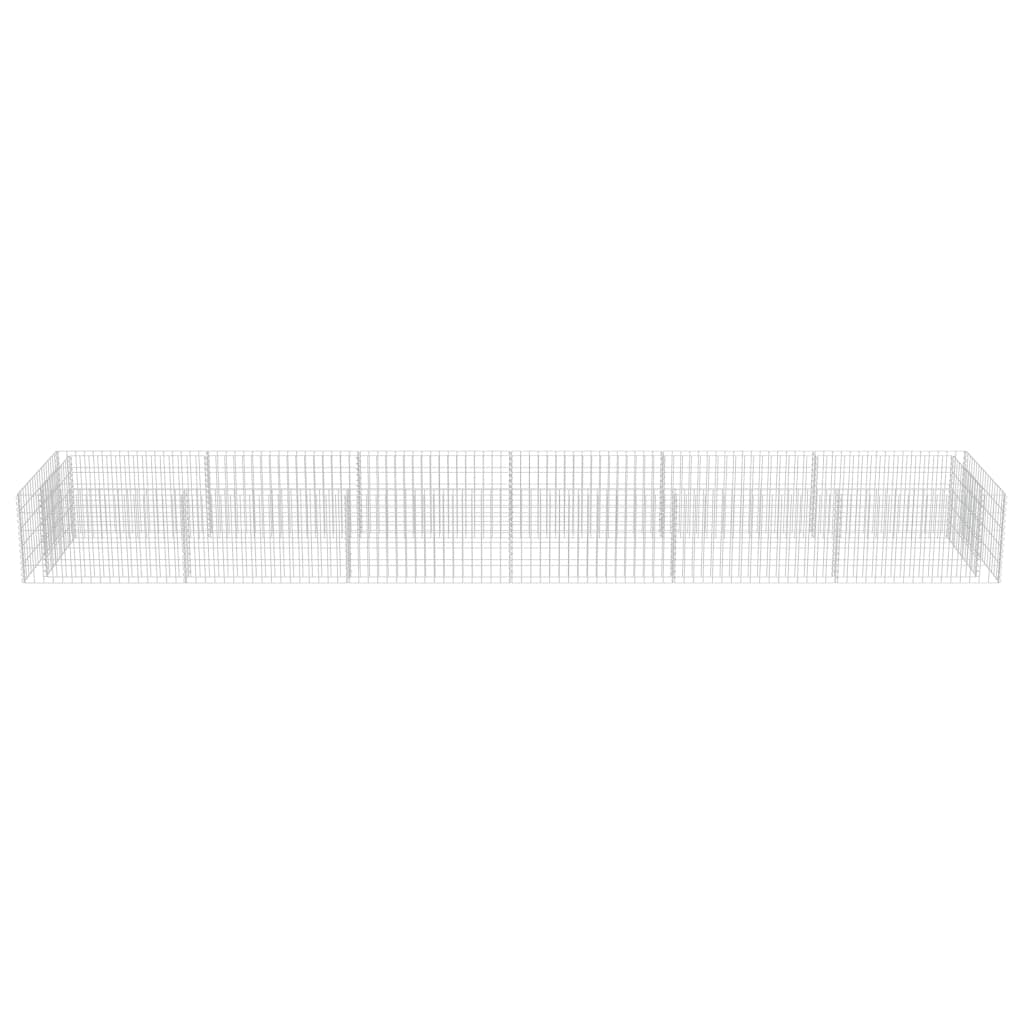 Gabion Plantenbak Verhoogd 540X90X50 Cm Gegalvaniseerd Staal