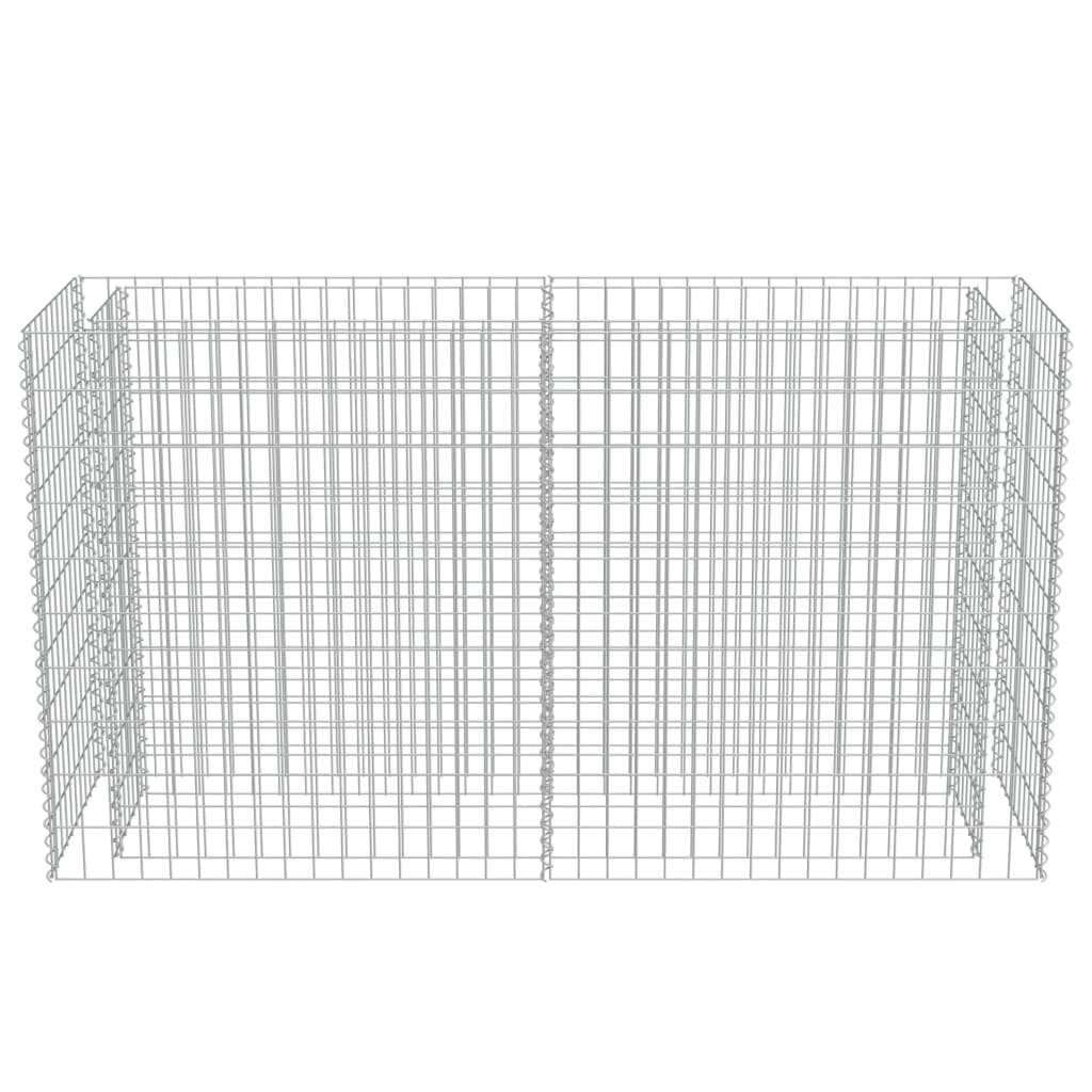 Gabion Plantenbak Verhoogd 180X50X100 Cm Gegalvaniseerd Staal