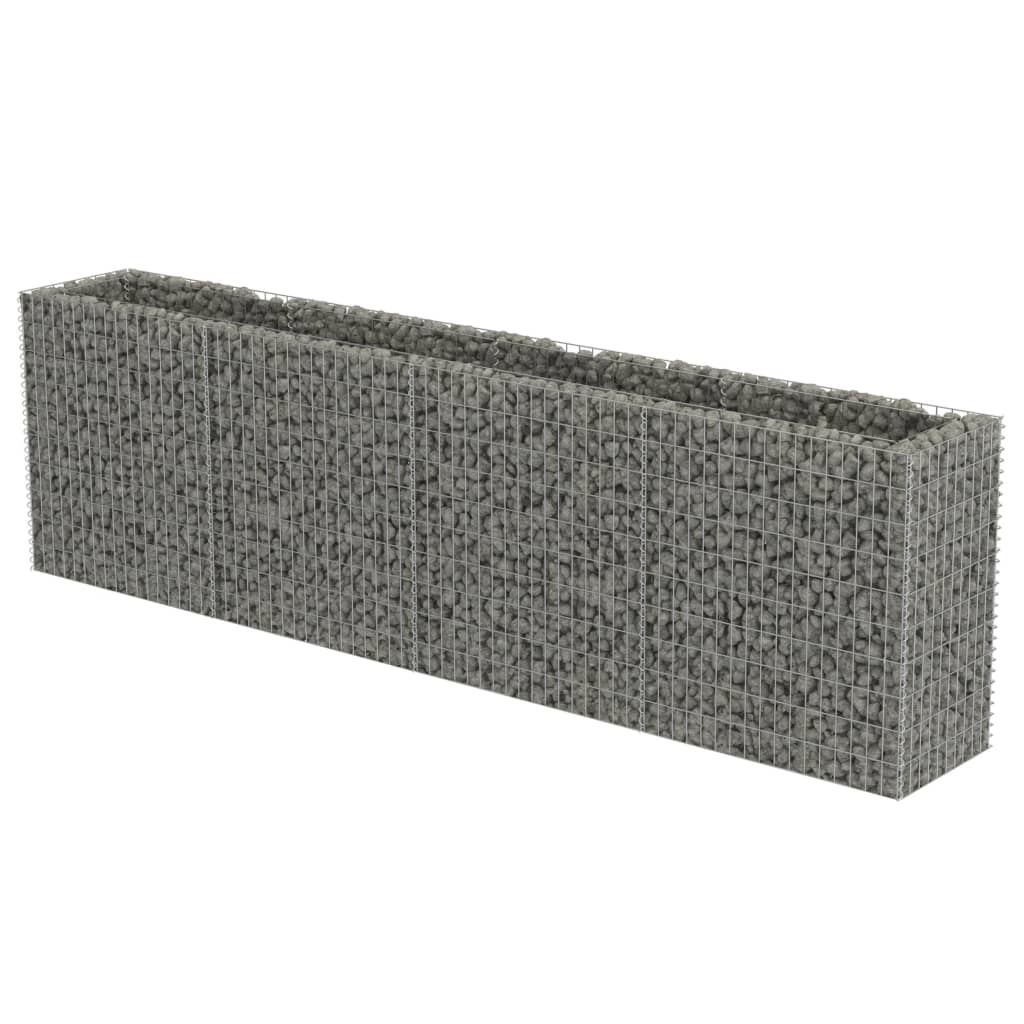 Gabion Plantenbak Verhoogd 360X50X100 Cm Gegalvaniseerd Staal