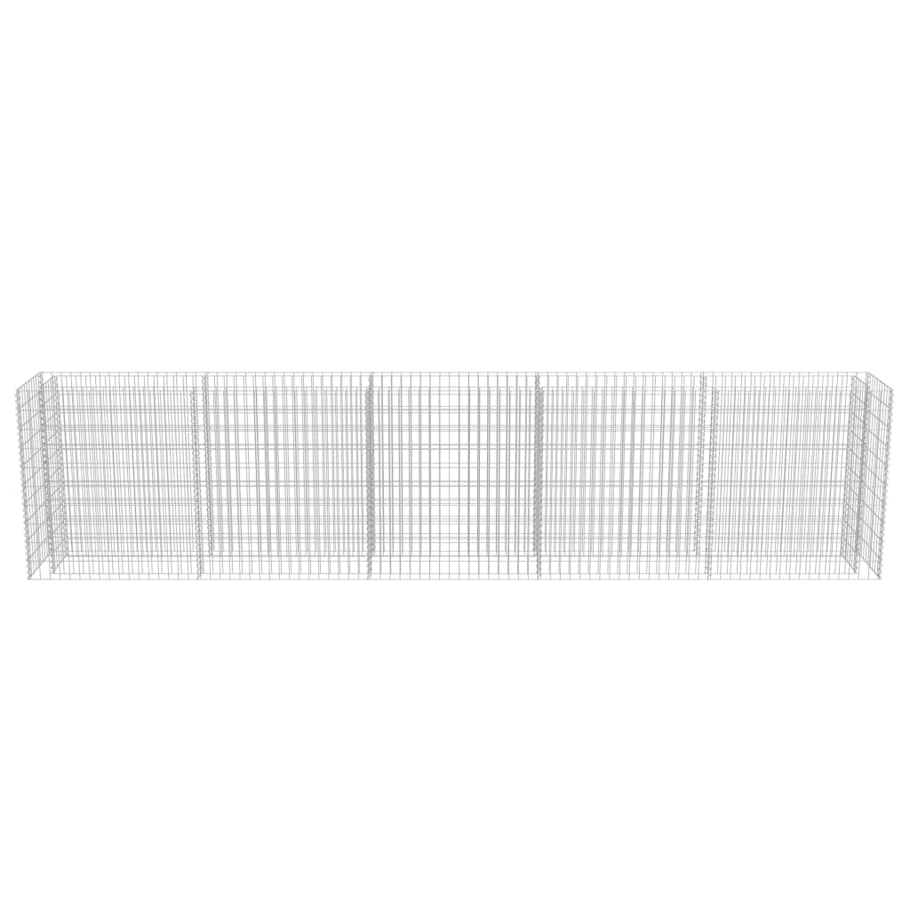 Gabion Plantenbak Verhoogd 450X50X100 Cm Gegalvaniseerd Staal