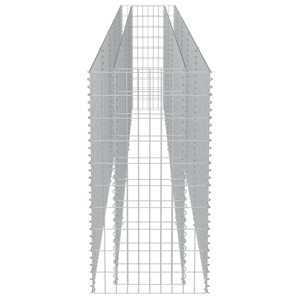 Gabion Plantenbak Verhoogd 450X50X100 Cm Gegalvaniseerd Staal