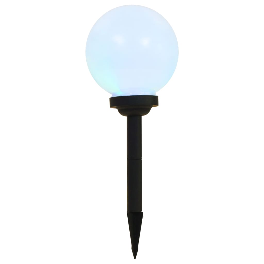 Led-Solarlampen Rond 20 Cm Rgb 3 St