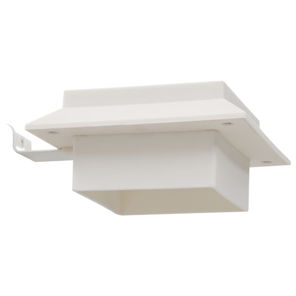 Led-Solarlampen Vierkant 12 Cm Wit 6 St