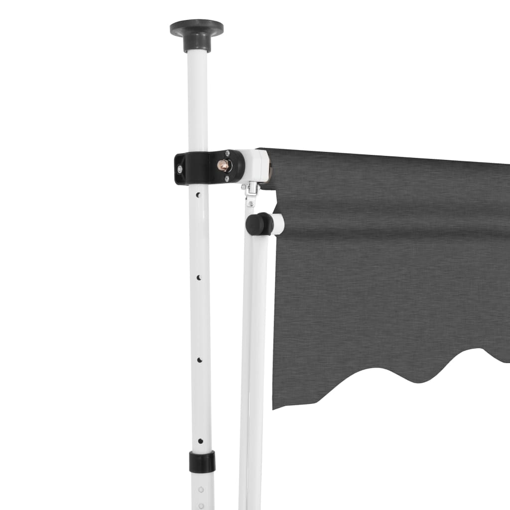 Luifel Handmatig Uittrekbaar 250 Cm Antraciet