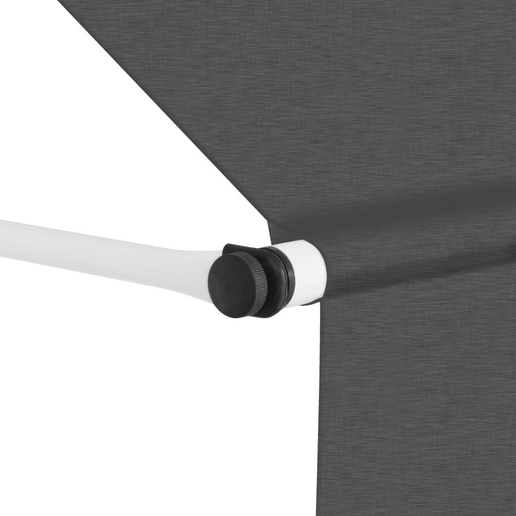 Luifel Handmatig Uittrekbaar 400 Cm Antraciet