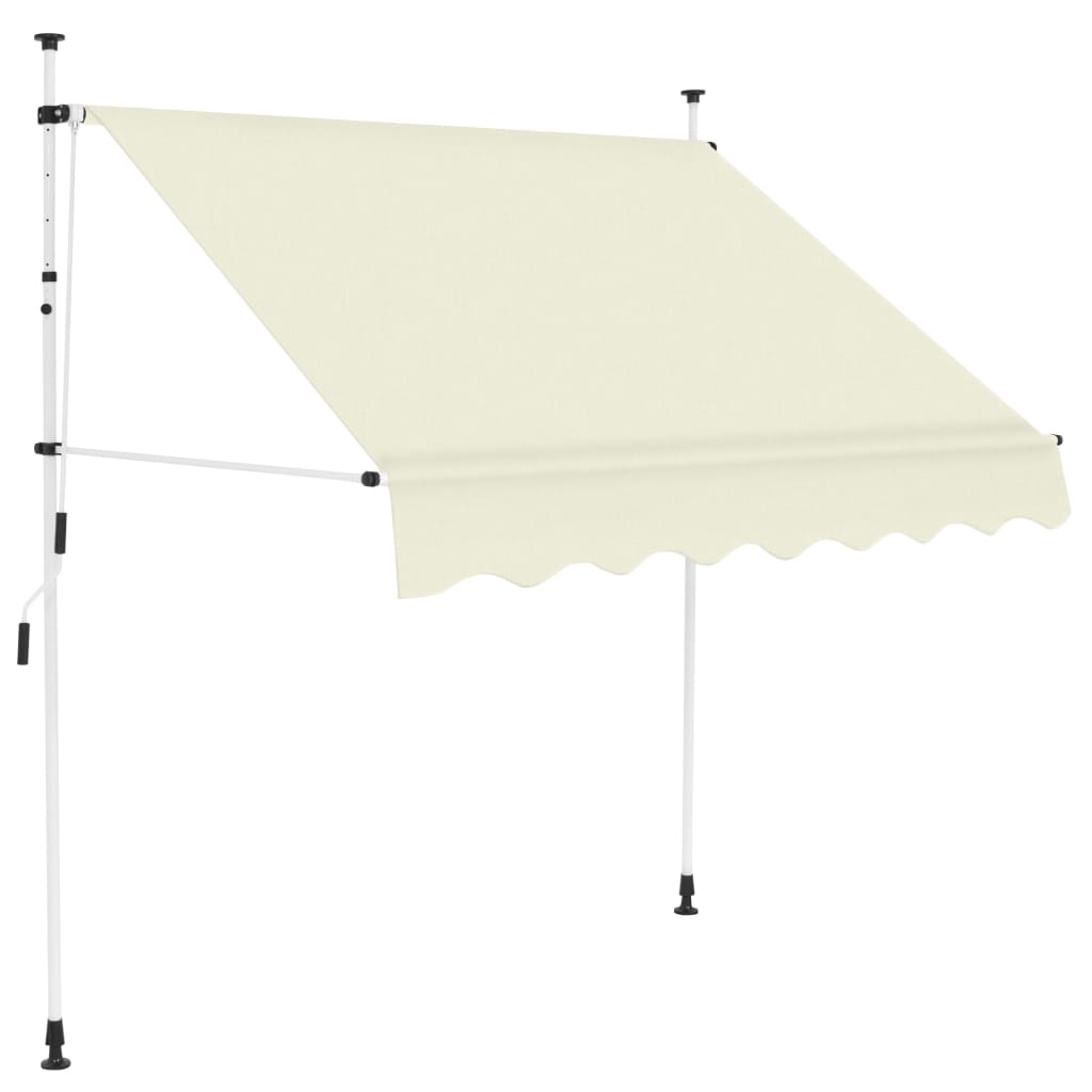 Luifel Handmatig Uittrekbaar 200 Cm Crème