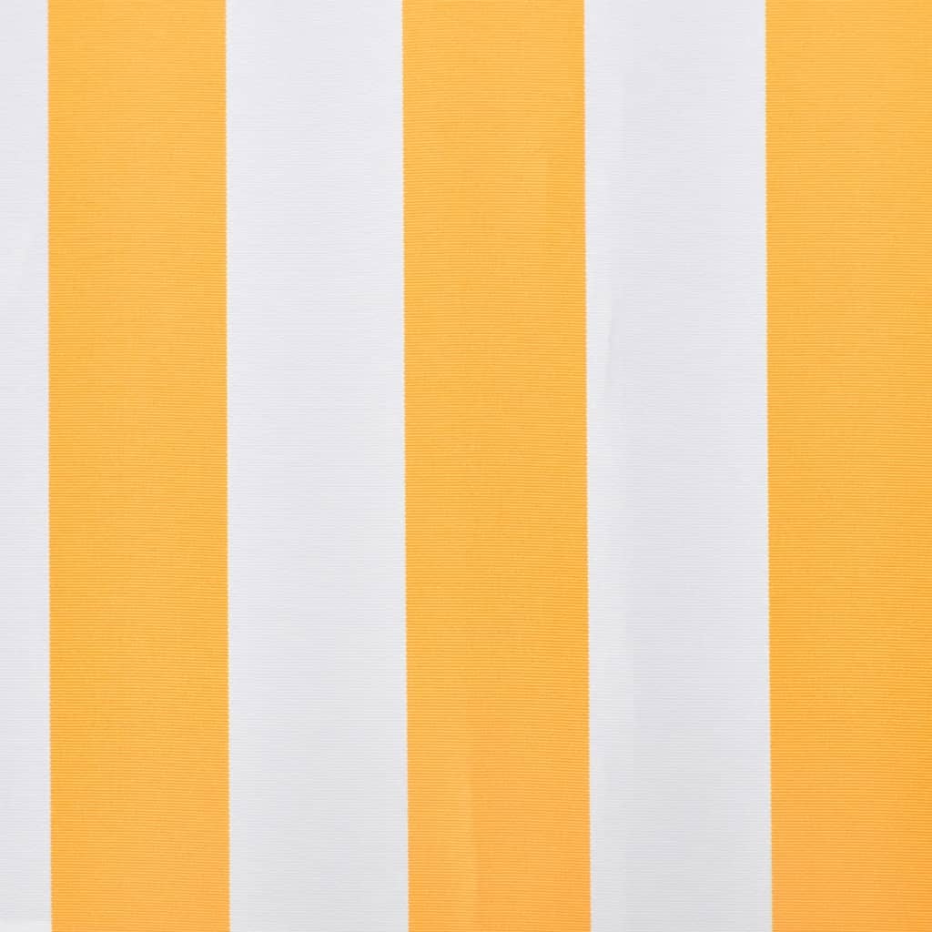 Luifeldoek 350X250 Cm Canvas Oranje En Wit