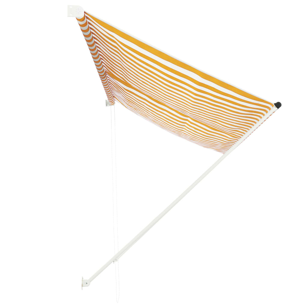 Luifel Uittrekbaar 300X150 Cm Geel En Wit