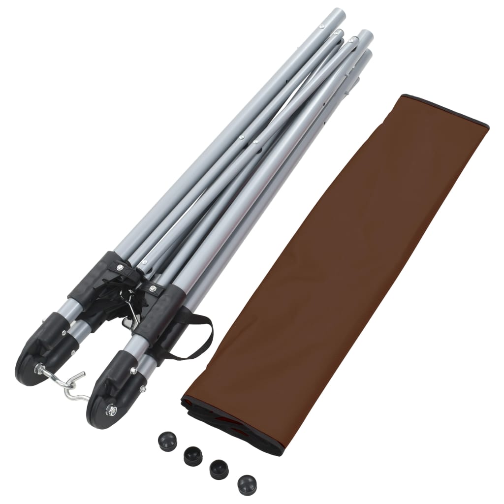 Hangmat Met Inklapbare Standaard Bruin