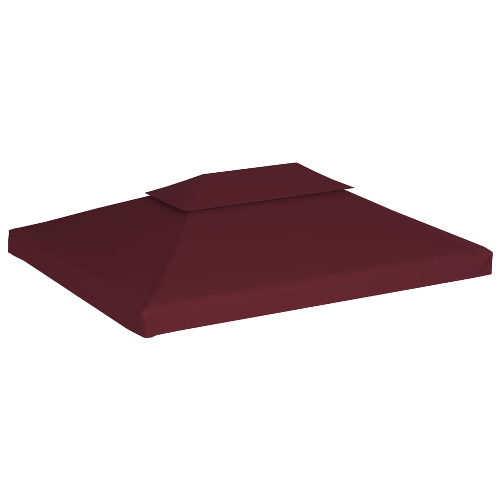 Prieeldak 2-Laags 4X3M 310 G/M² Bordeaux