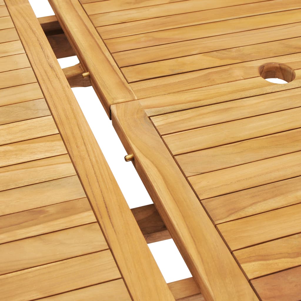 Tuintafel Verlengbaar 150-200X100X75 Cm Massief Teakhout