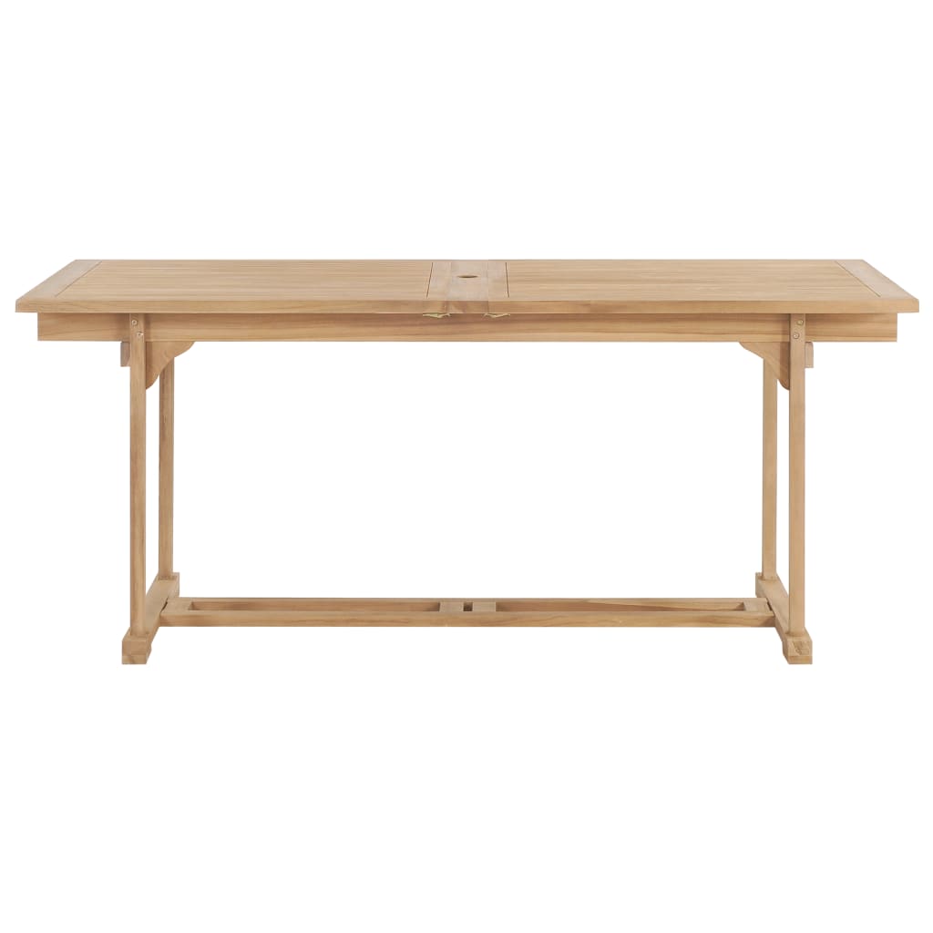 Tuintafel Verlengbaar 180-280X100X75 Cm Massief Teakhout