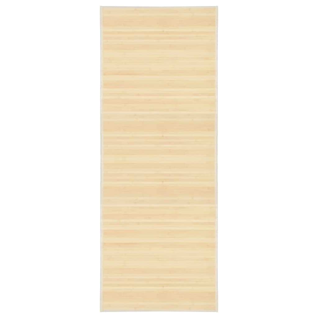Tapijt 80X200 Cm Bamboe Natuurlijk