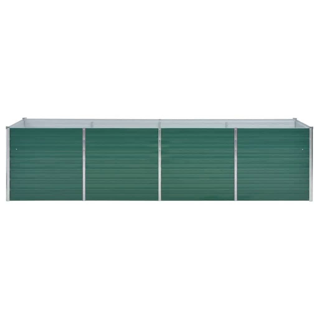 Plantenbak Verhoogd 320X80X77 Cm Gegalvaniseerd Staal Groen